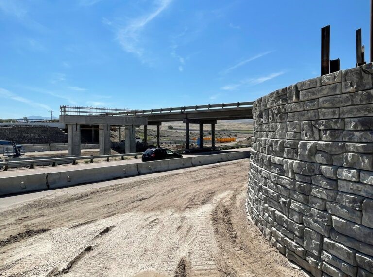 Idaho Interchange under construction
