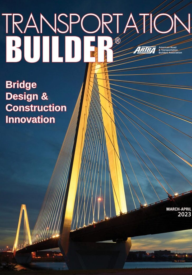 Magazine Cover Bridge Lit Night